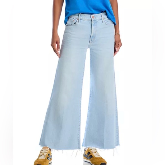 MOTHER The Twister High Rise Ankle Wide Leg Jeans in Cowabunga Sz 31 - Picture 10 of 14